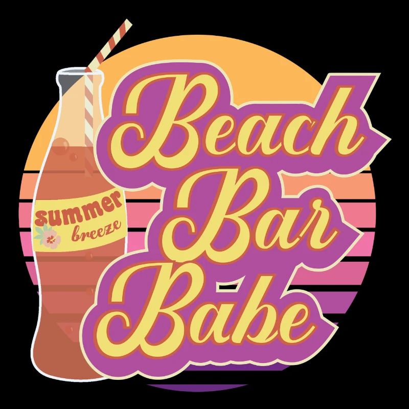 bar de plage babe bar de plage été soleil été coucher de soleil