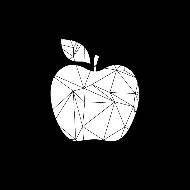 Geometrischer Apfel