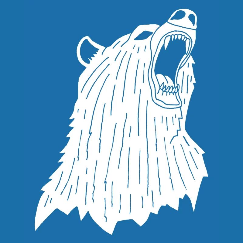 Wütender Eisbär