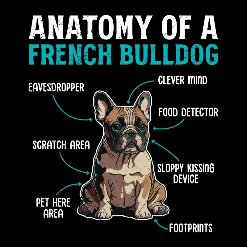 Anatomie d’un bouledogue français