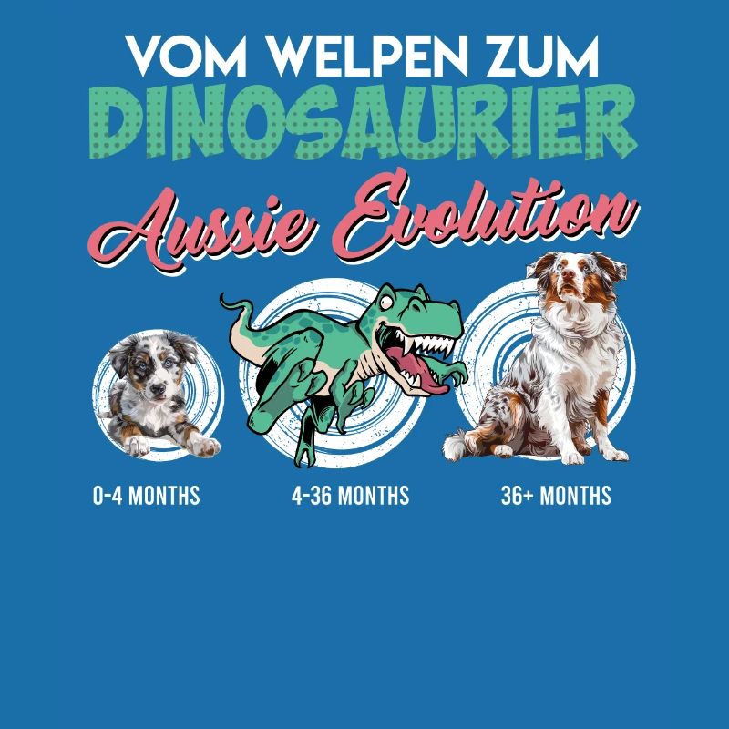 Aussie VOM WELPEN ZUM DINOSAURER AUSSIE EVOLUTION