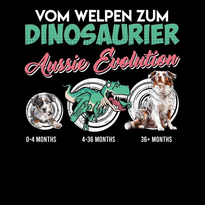 Aussie DU CHIOT AU DINOSAURE Évolution de l’Aussie