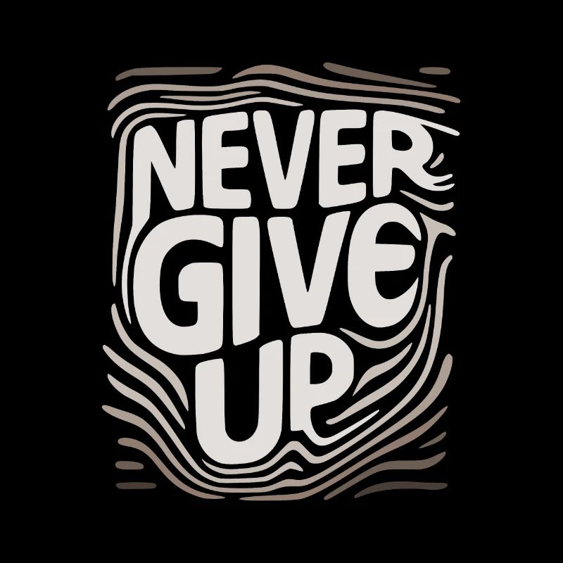 never give up, never give up.