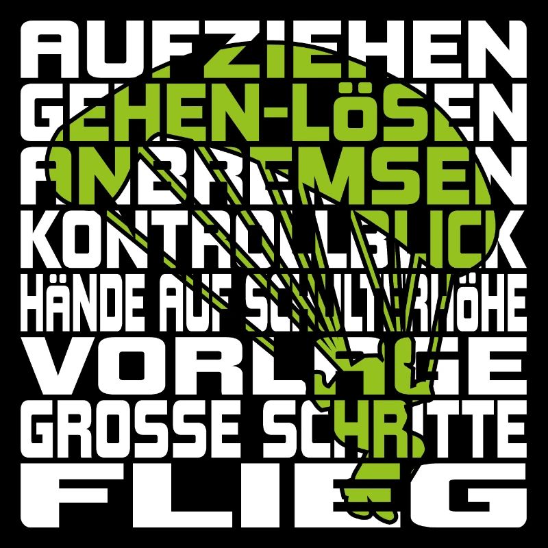 Gleitschirm Start -Paragliding