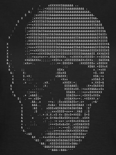 Schädel-ASCII-Kunst