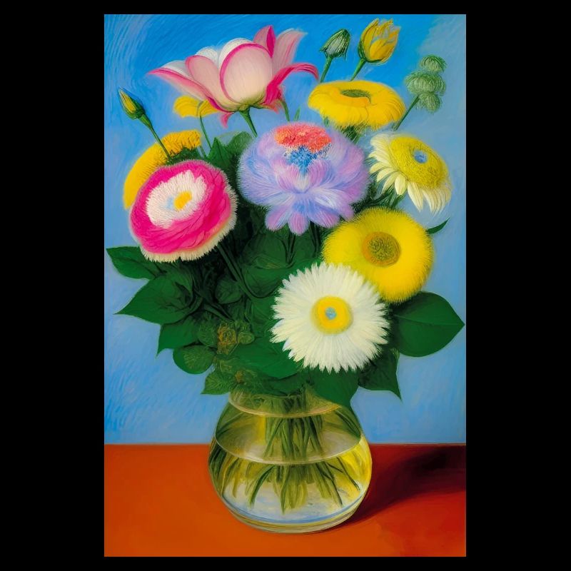 Fleurs dans un vase