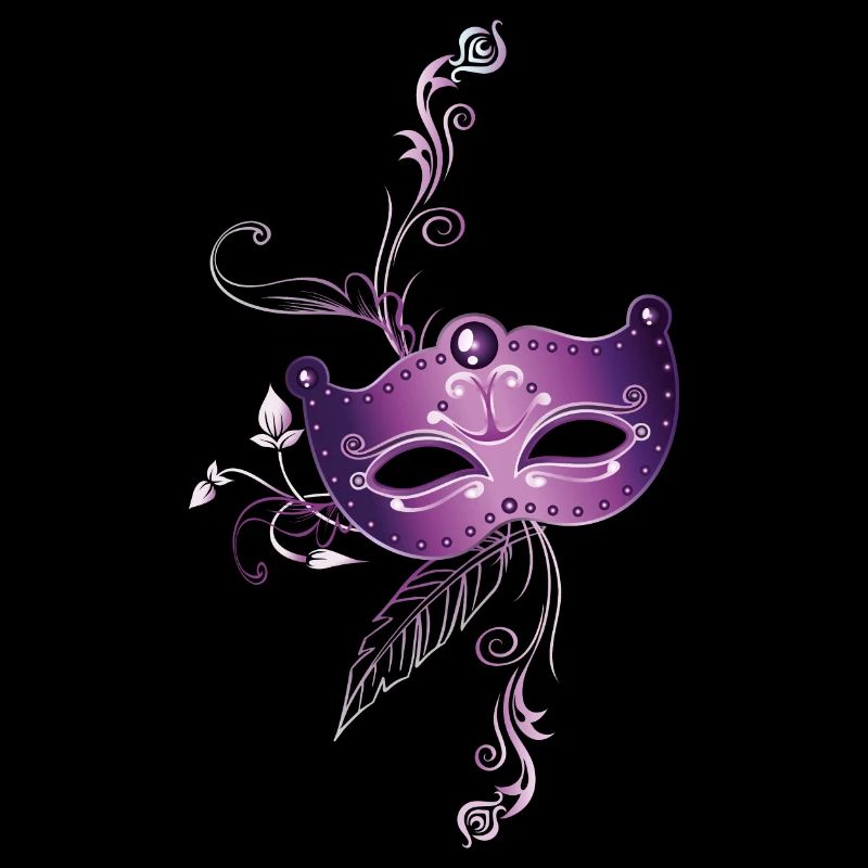 Costume de carnaval de carnaval pour masque pour les yeux des dames