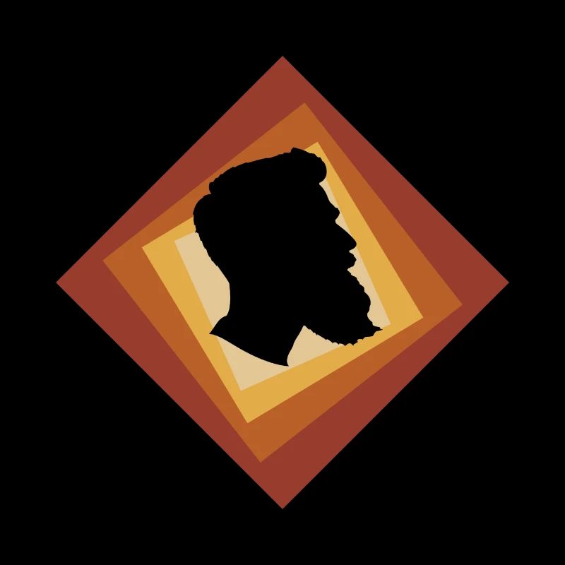 Schnurrbart Hipster Sir