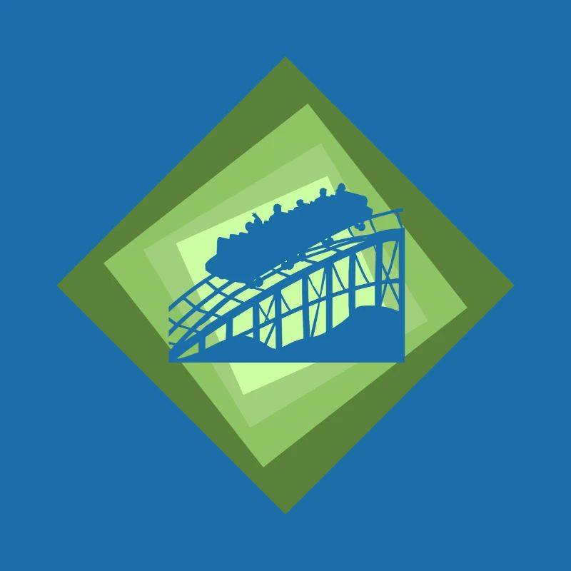 Roller coaster marquee rollercoaster