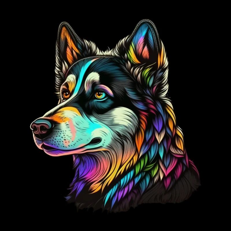 KOPF VON HUSKY