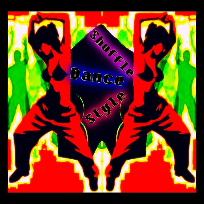 shuffle dance rave mädchen