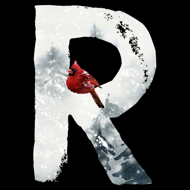 R – decorative character – winter