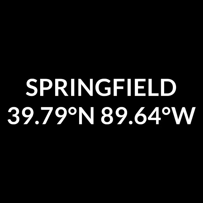 Coordonnées Springfield, Illinois, États-Unis