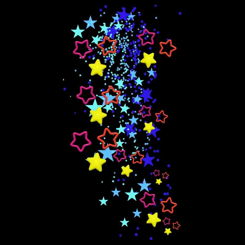 Étoiles, Dessin, Illustration,Bleu,Étoile,Coloré