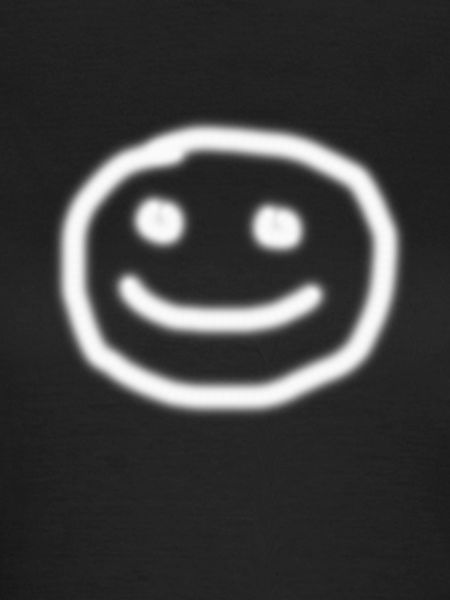 Smiley handgemalt