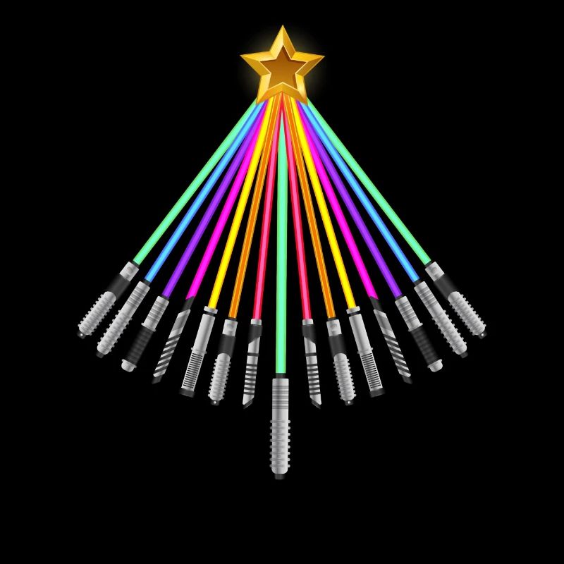 Lichtschwert Weihnachtsbaum