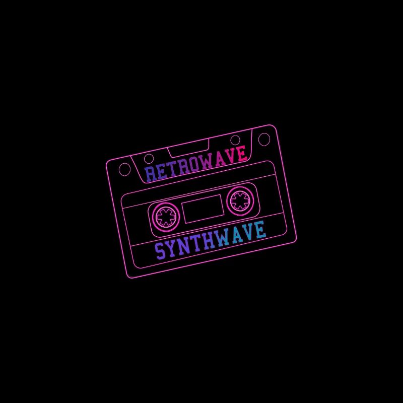 RetroWave SynthWave cassette