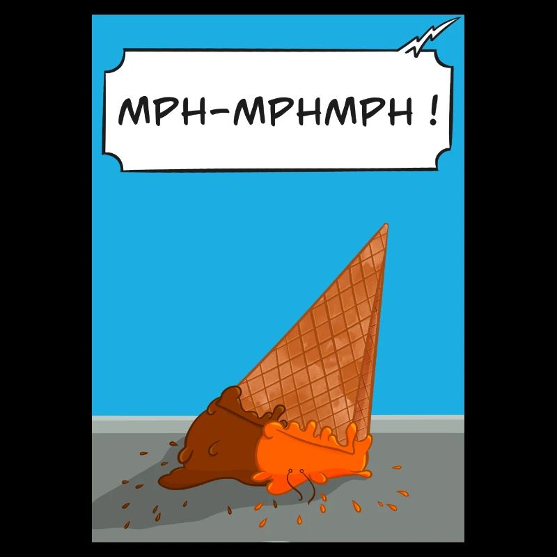 Kenny ließ sein Eis fallen