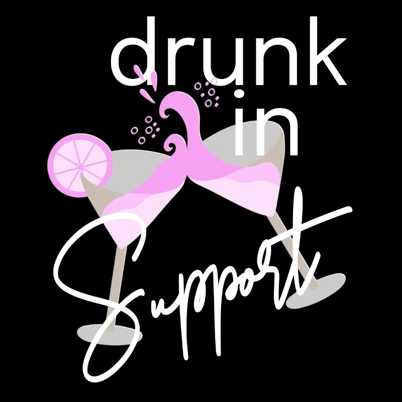 Drunk in support für dunkle Hintergründe