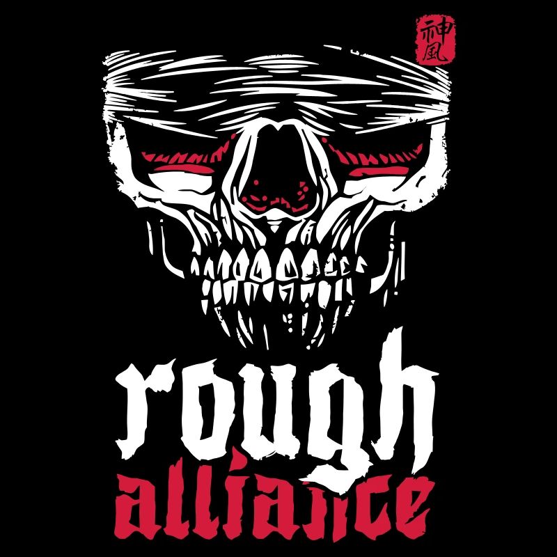 Rough Alliance no frame (White/Red)