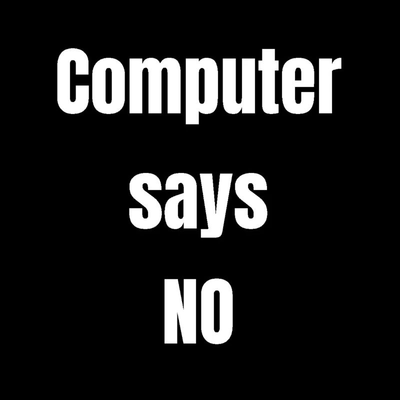 Computer sagt nein