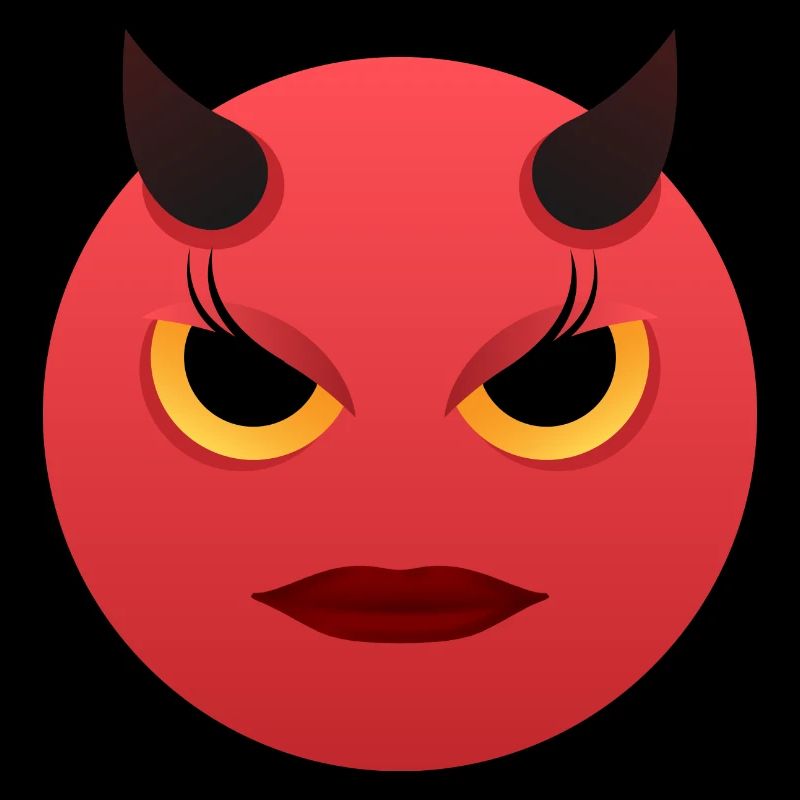 Halloween she-devil emoji