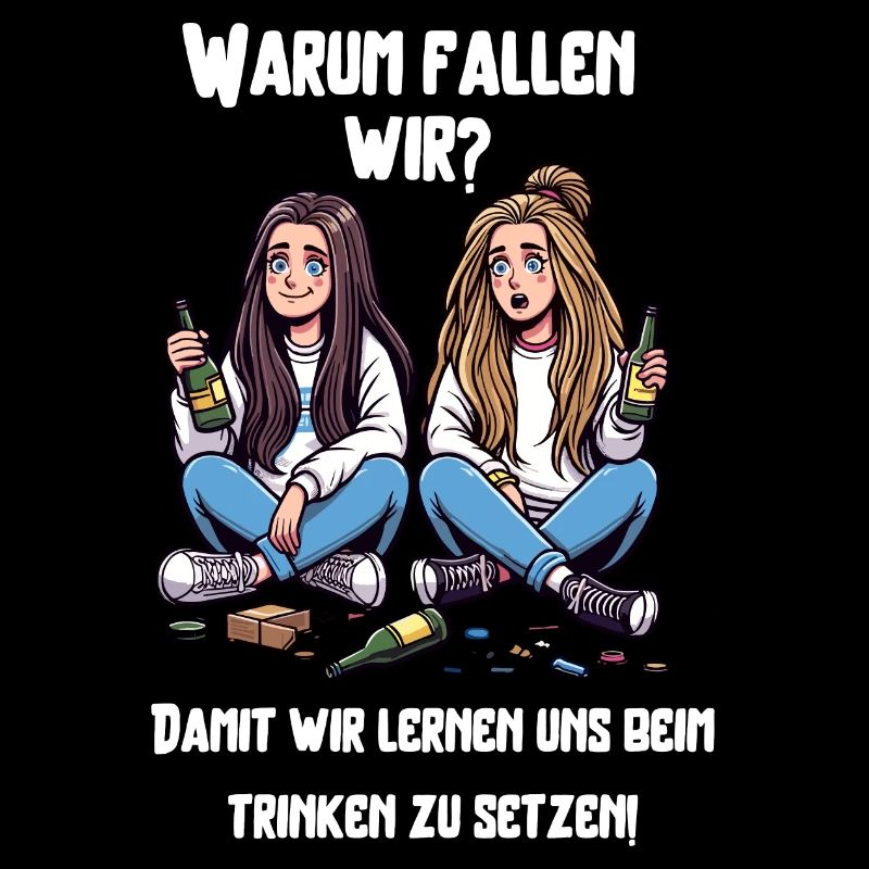 Freundinnen Mädels Trinkspruch