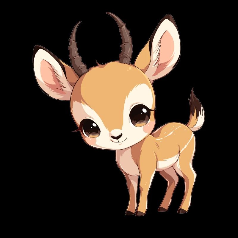 Antilope antilope antilope ouverte