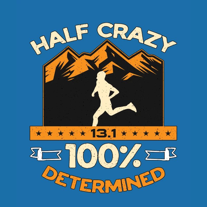 Semi-marathon Half Crazy 13.1 Course déterminée à 100%