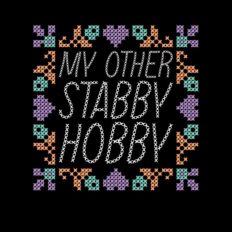 Cross Stitch My Other Stabby Hobby Sewing Machine