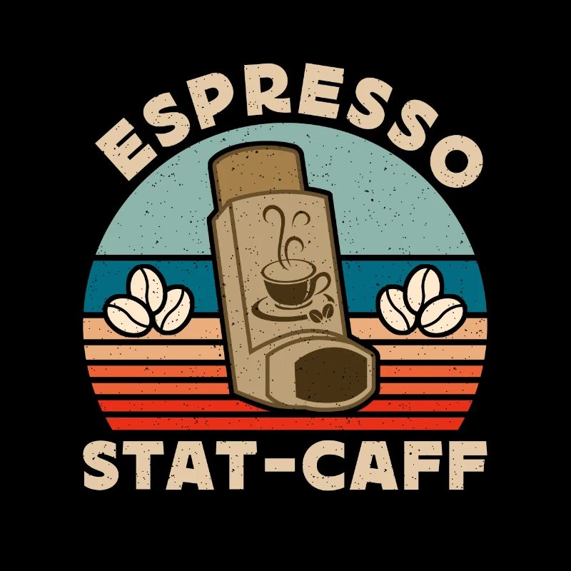 Espresso Stat-Caff Buveur de café Barista Caféine