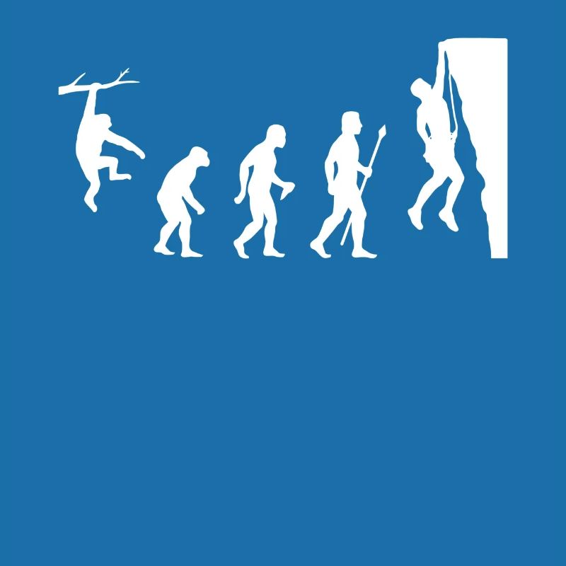 Evolution de l'escalade drôle