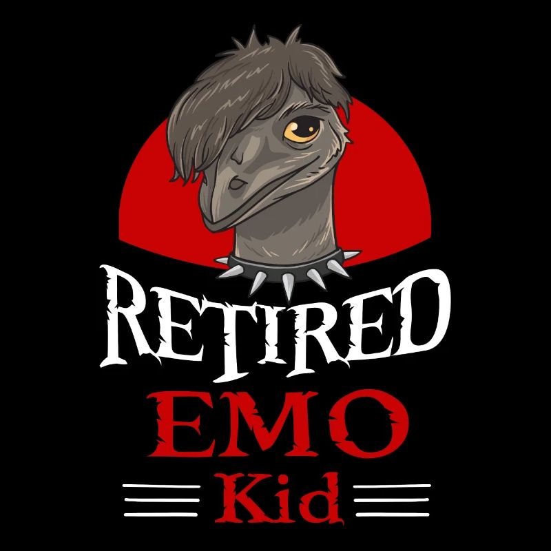 Emo Boy Emo Girl Emu Bird Emocore Punk Esthétique