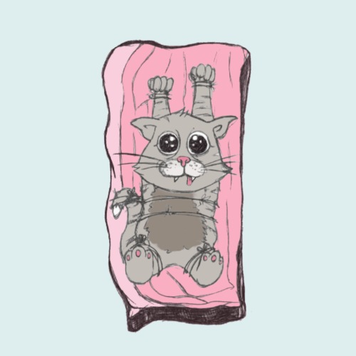 kat op het spek binden - Vrouwen T-shirt