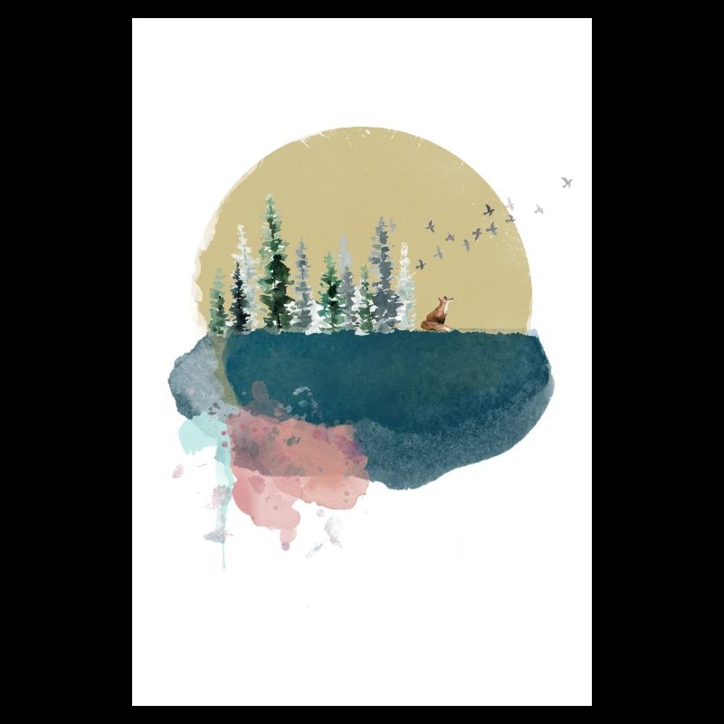 Forêt sur la lune