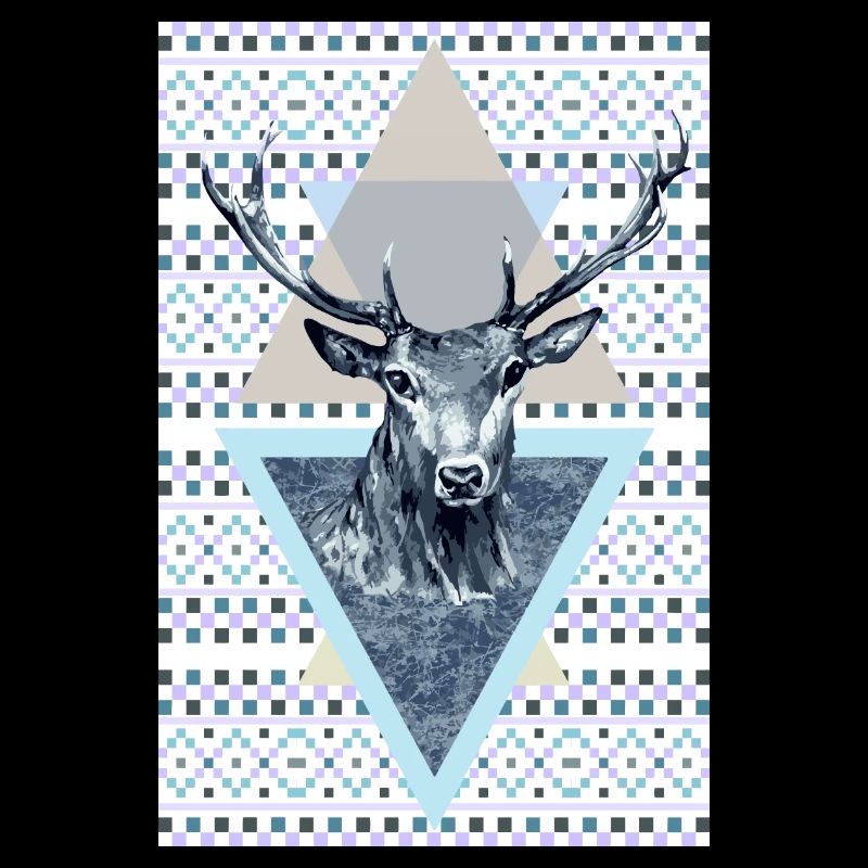 Cerf roi de la forêt