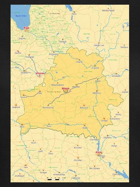 Belarus Map Belarus