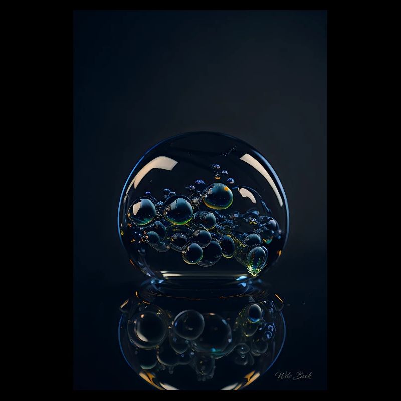 Bubbles in a bubble chrome 1