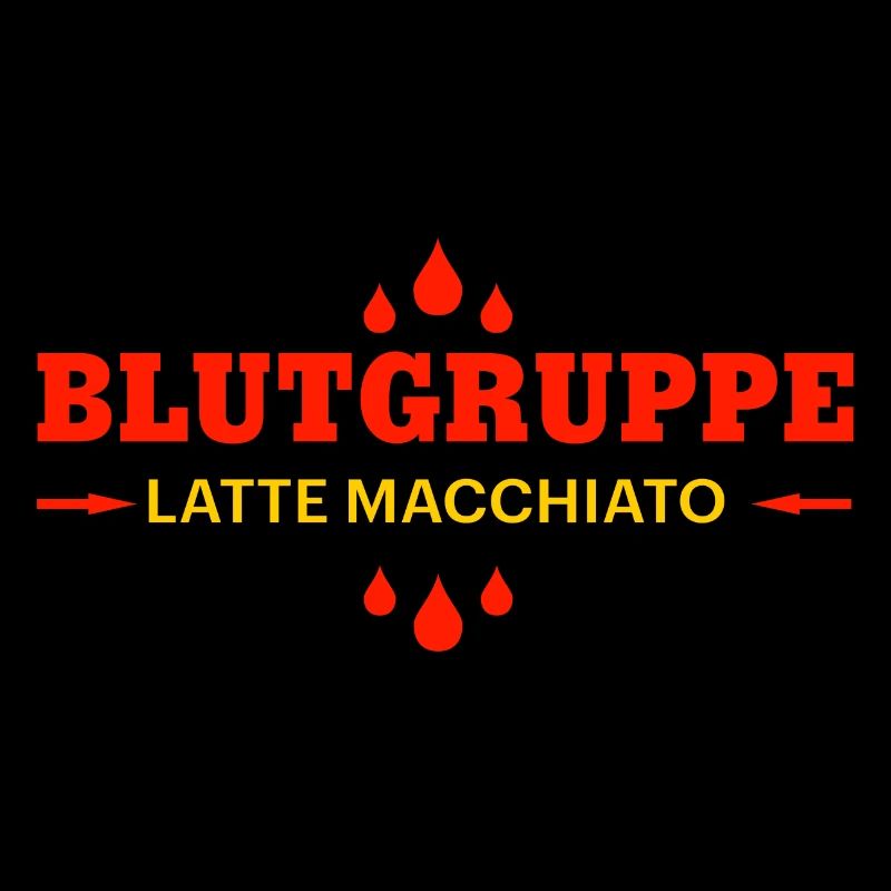 Blutgruppe Latte Macchiato