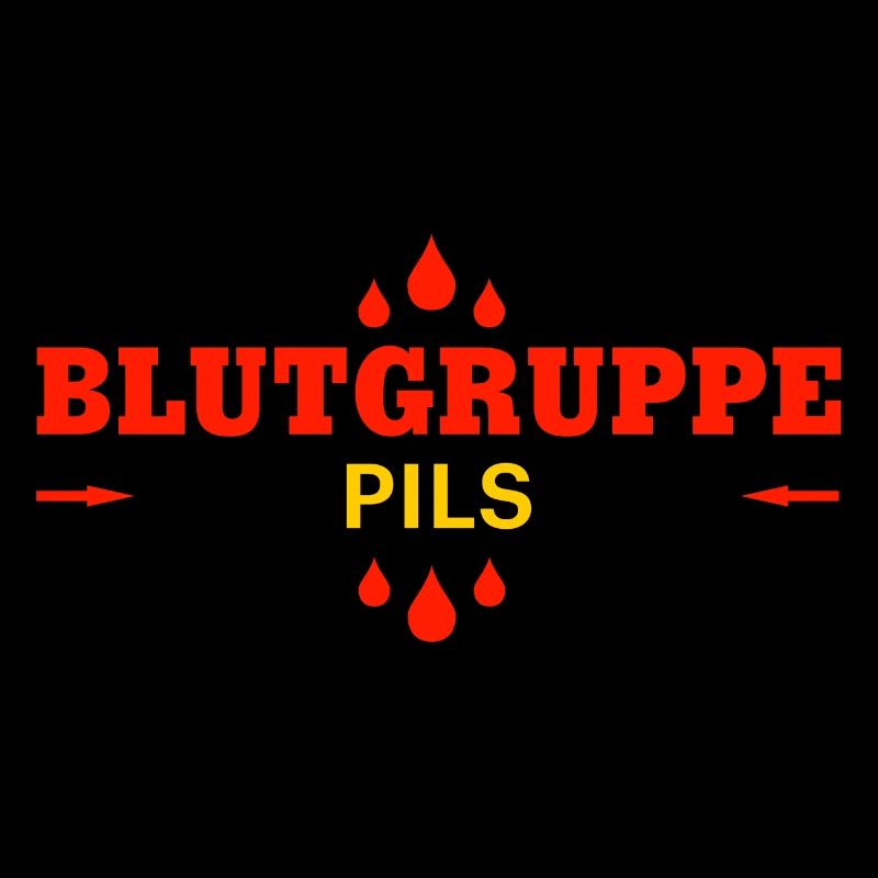 Blutgruppe Pils Bier