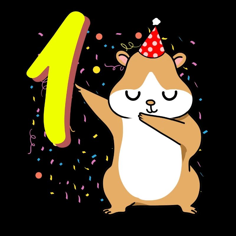 Anniversaire de hamster de 1 an
