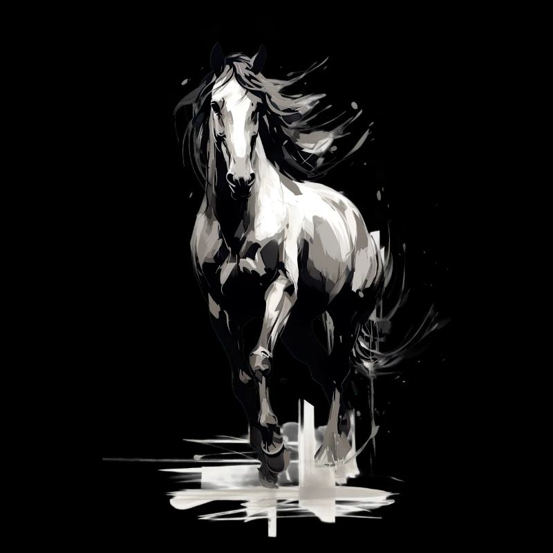 Cheval au galop