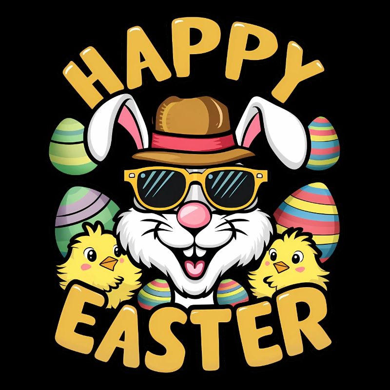 Easter Bunny In Sunglasses