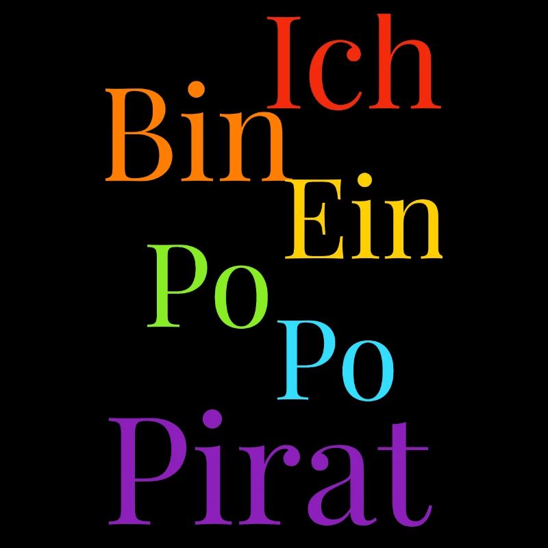 Ich bin ein Popo Pirat