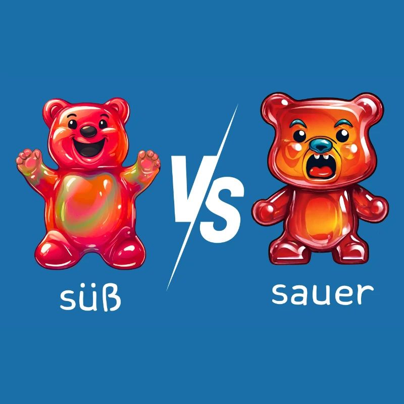 Süßes oder Saueres Gummibären