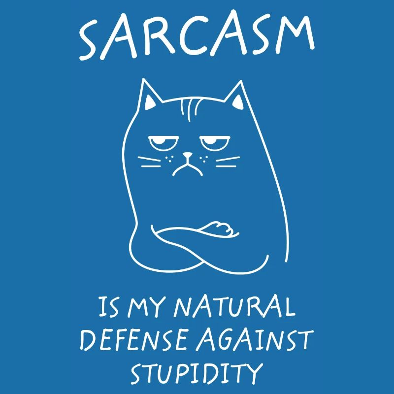 Sarcasm Stupidity Office Work Cat