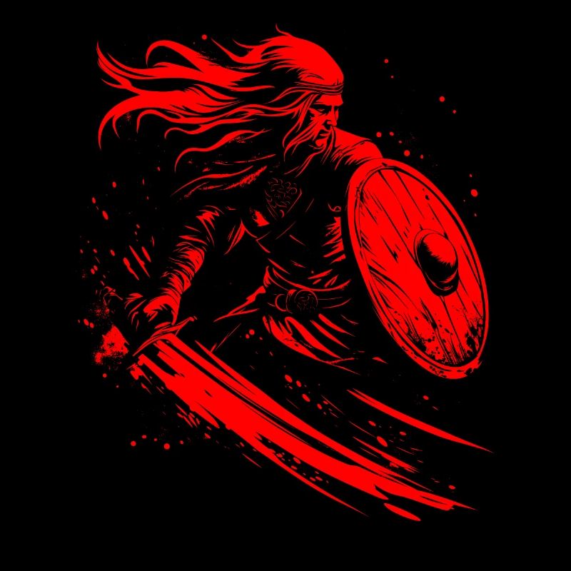 Bouclier Maiden Viking Vikings Viking Warrior