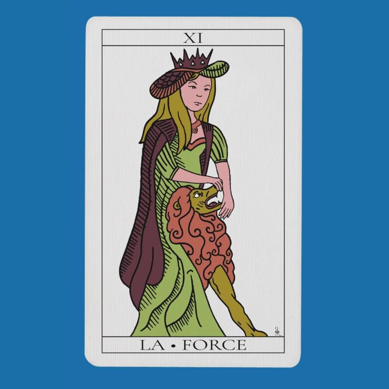 Carte de tarot de la force