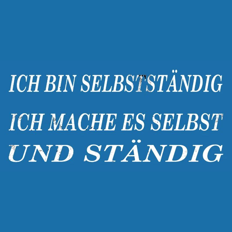 selbstständig - selbst und ständig