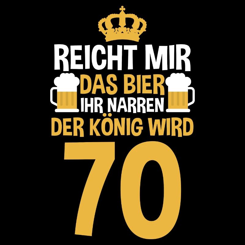 Bier Siebzig Siebzigster 70 Jahre Geburtstag